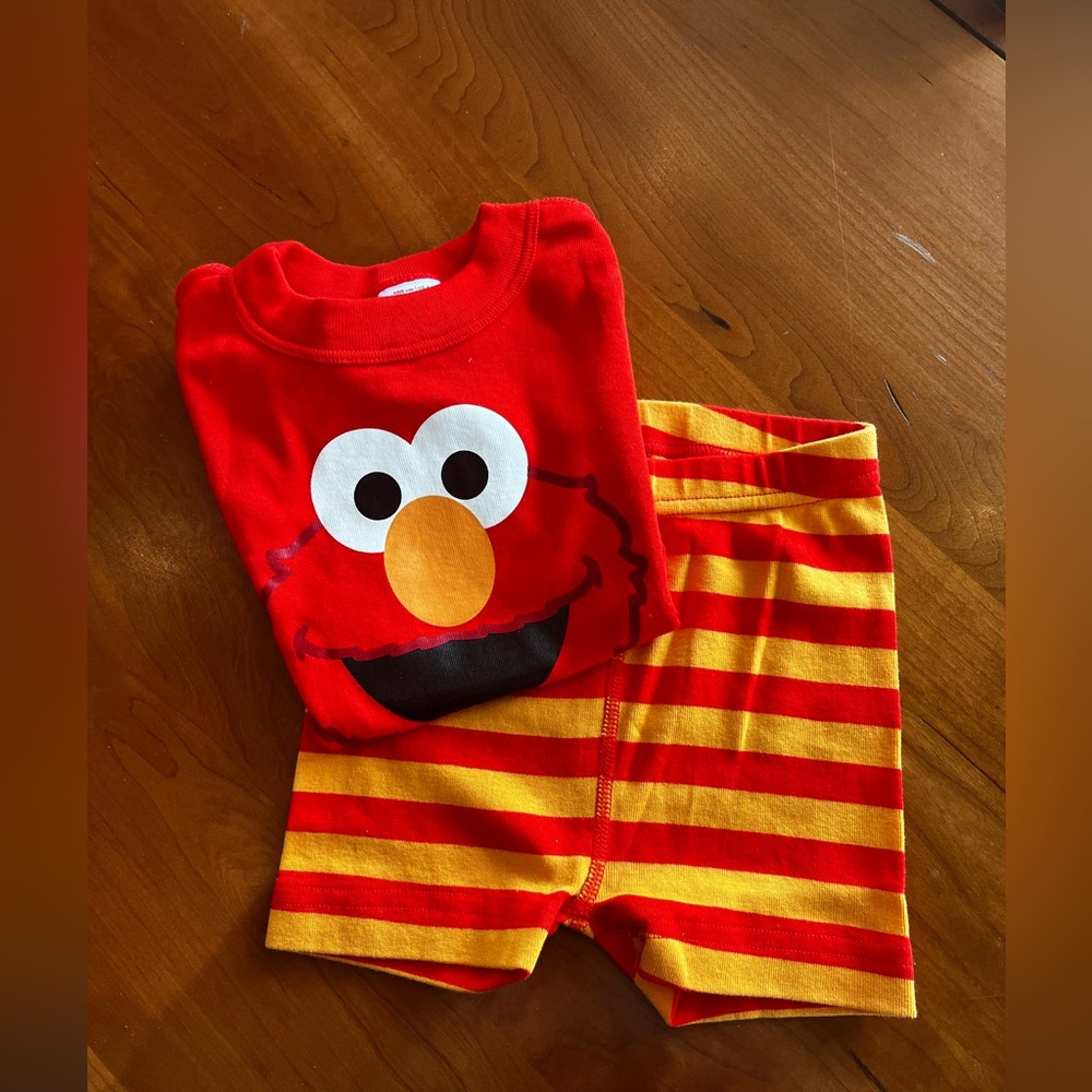 Hanna Andersson x Sesame Street Elmo Pajama Set (3T)